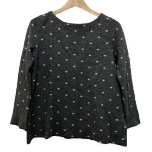 𝅺CYNTHIA Rowley Polka Dot Pullover Sweater XS